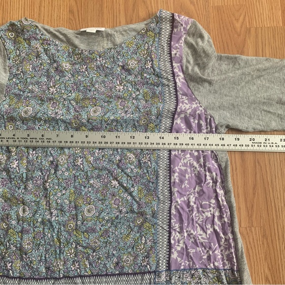 J Jill Women’s Top Floral 3/4 Sleeve Size Small - Picture 4 of 11